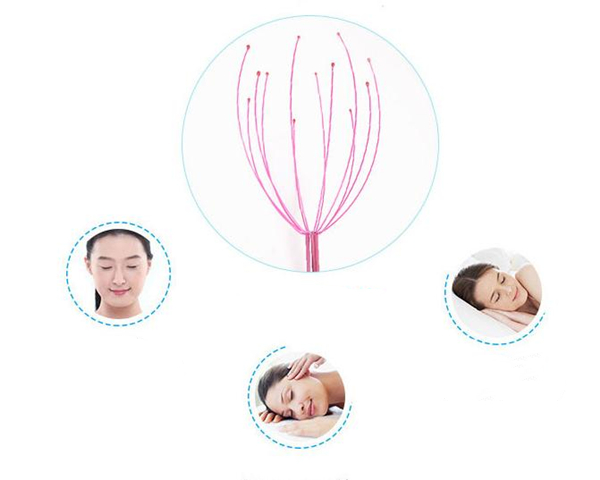 Claw Hand-held Customizable Aluminum Alloy Scalp Massager Decompression Relaxing Therapeutic Head Care Travel Massager