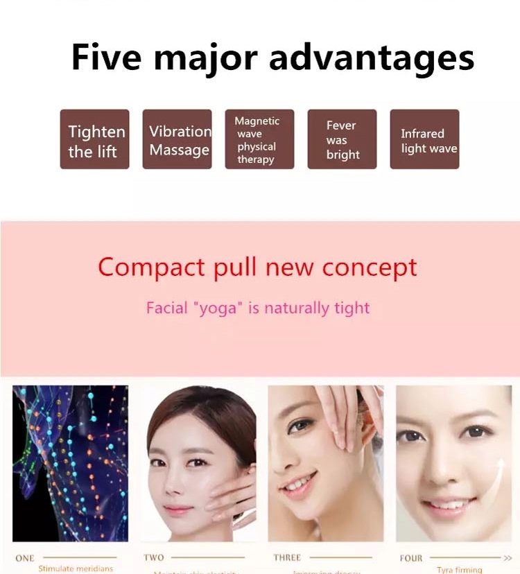 Multifunctional Vibration Magnetic Therapy Beauty Apparatus Cordless Infrared Heating Gua Sha Detoxification Whole Body Massager
