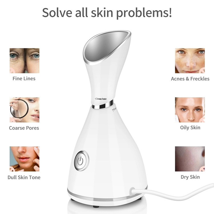IFINE Beauty Portable Professional Skin Care Beauty Facial Steamer Nano Ion Sprayer Facial Humidifier Facial Steamer