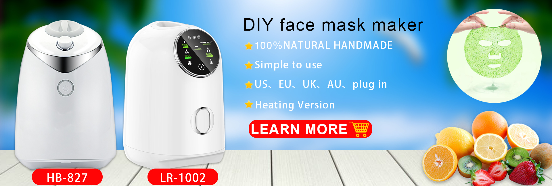 IFINE beauty Natural skin care  DIY Fruit Wine facial mask machine automatic smart voice  collagen mask making machine