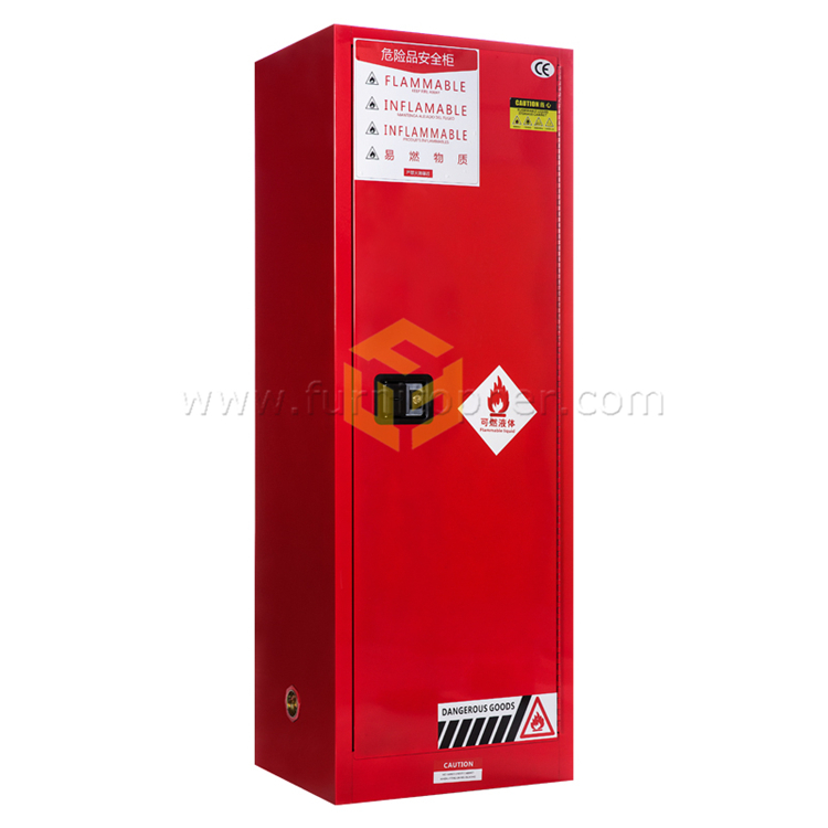 Low Price Luoyang Supplier 22 Gallon Steel Chemical Storage Cabinet Single Bottle Flammable Safety Cabinet