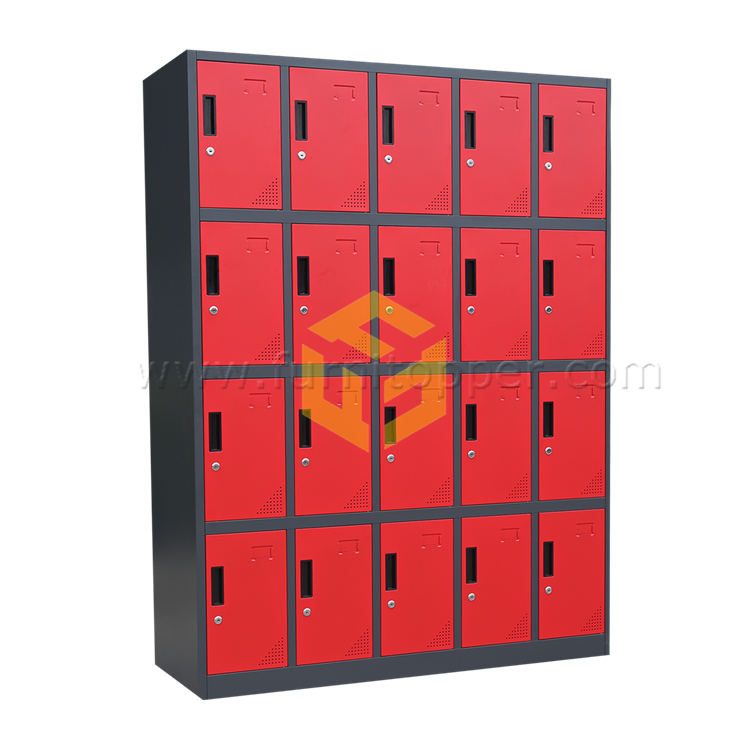 Low Price Office Storage 20 Door Metal Clothes Storage Locker