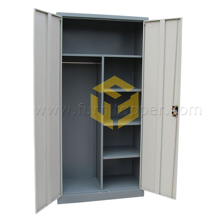 Steel File Cabinet Clothes Locker Metal Closet Wardrobe Metal Cabinet