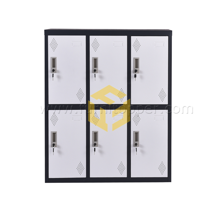 Metal Furniture Luoyang Luoyang Furnitopper Mini Storage Cabinet 6 Door Locker