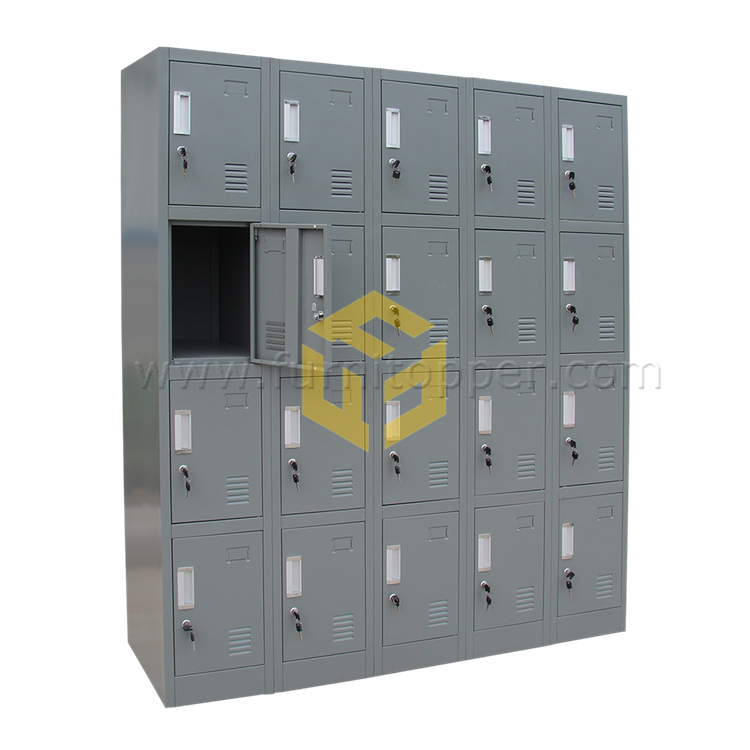 Low Price Office Storage 20 Door Metal Clothes Storage Locker Standard