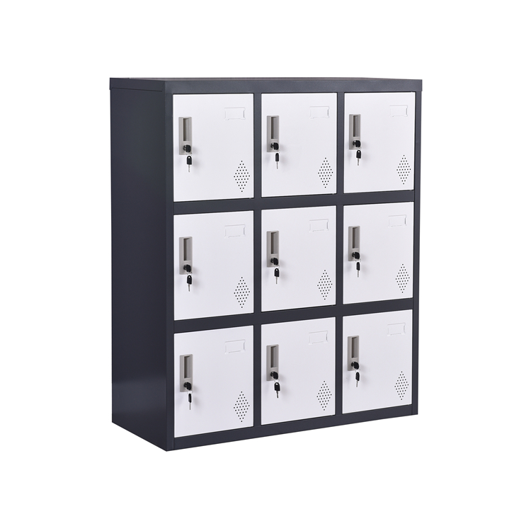Luoyang Nine Compartment Clothes Storage Closet Metal Mini Locker