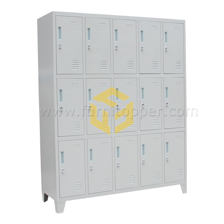 Cheap Price Hotsale South American Hotsale 15 Door Super Large Capacity Steel Industrial Lockers