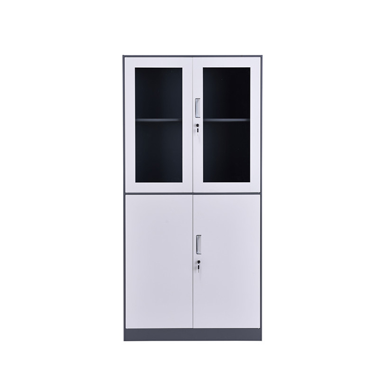 Furnitopper Office File Storage 4 Doors Steel Cupboard Narrow