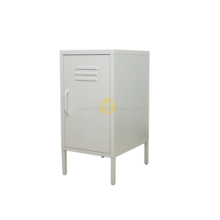 KD Structure Small Metal Storage with Standing Legs Nightstand