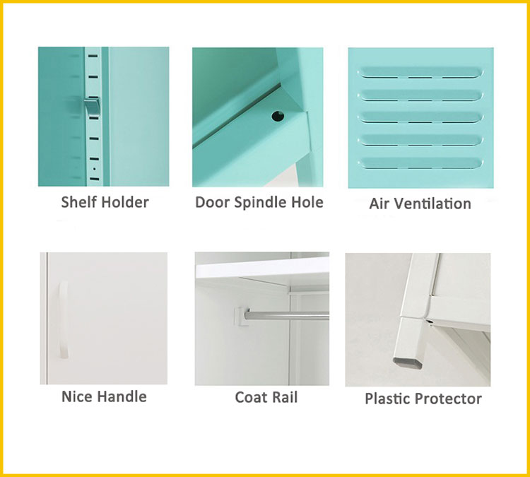 Luoyang Furnitopper Red Color TV Cabinet Metal Storage Closet Commercial Furniture