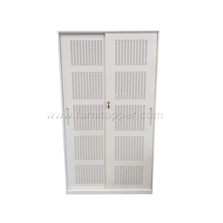 Australian Market Steel File Slider with Perforated Patterned Doors
