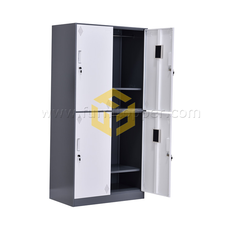 Luoyang Factory Luoyang Factory Cabinet 4 Door Home Locker Storage Metal Personal Lockers