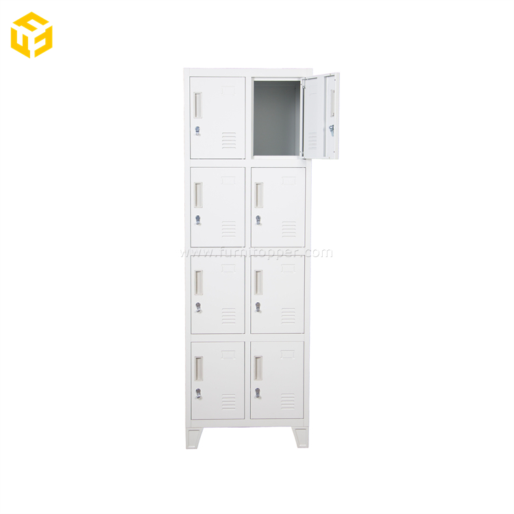 8 Door Fitness Room /Hub /Center Metal Storage Lockers for Belongings