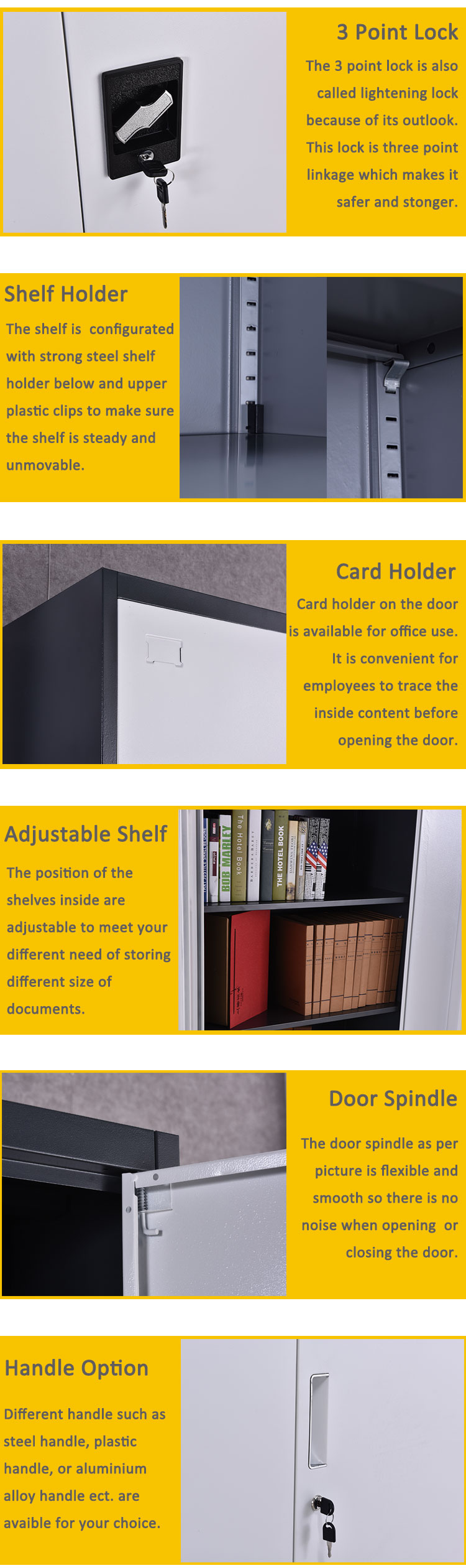 Metal Furniture Office Storage Modern Furniture Lower Small Metal Filing Cabinet