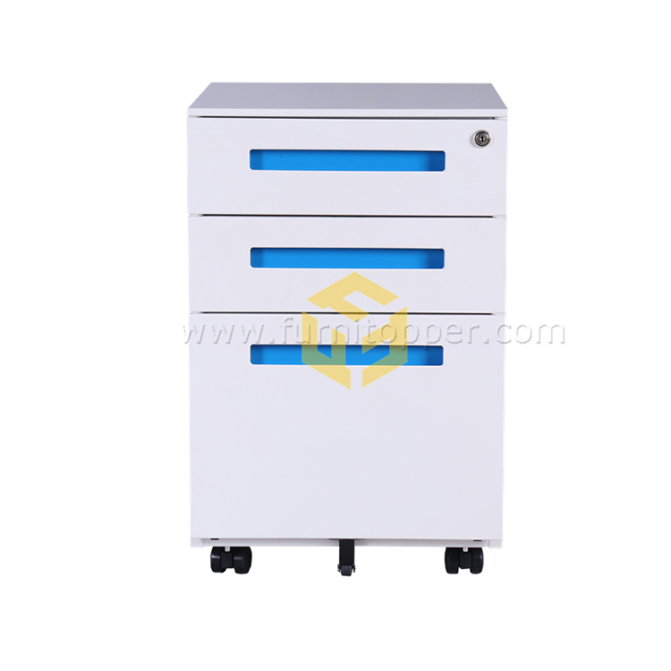 Luoyang Factory Luoyang Factory Steel Handle Filing Cabinet with 3 Drawers