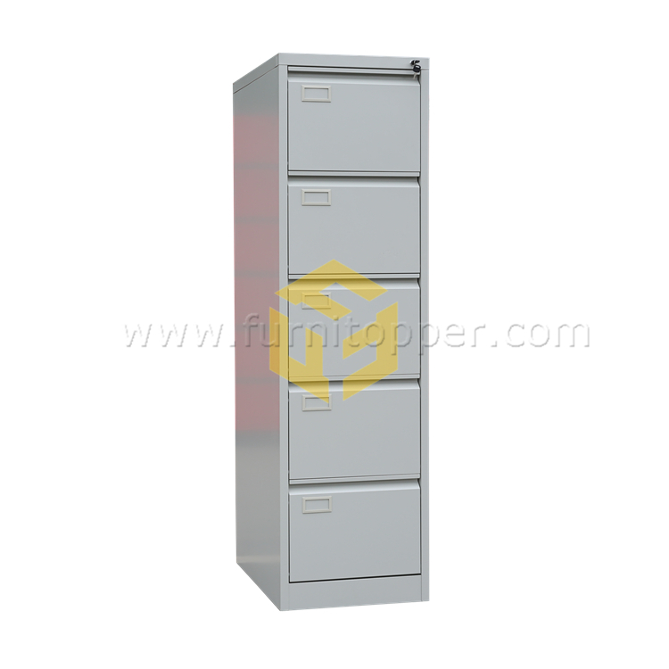 Commercial Furniture Hot Sale 5 Drawer Steel Filing Cabinet