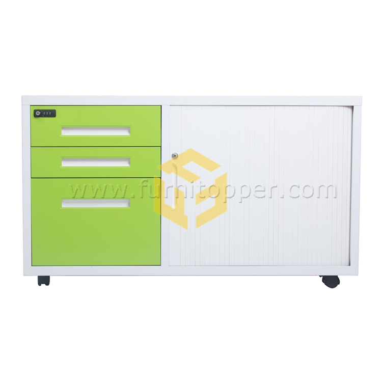 Luoyang Mobile Caddy Tambour Sliding Door File Cabinet