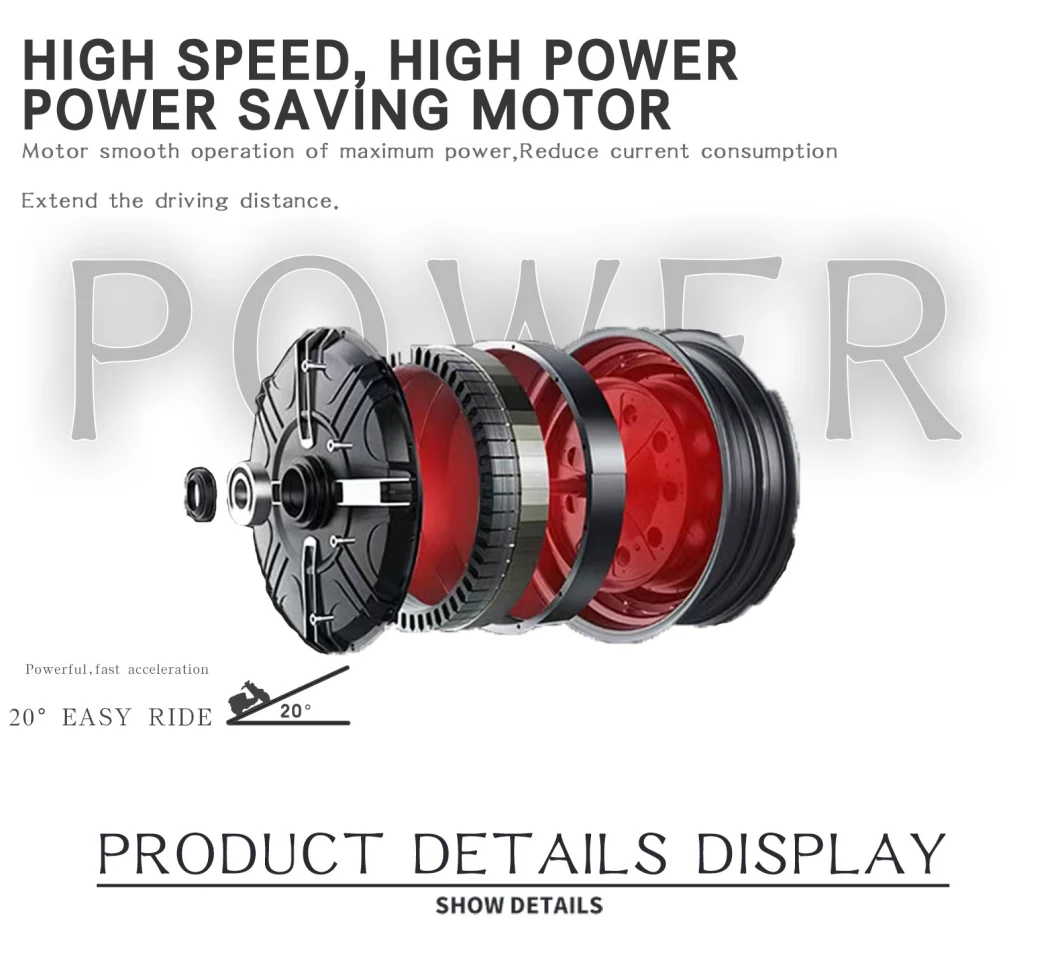 DIMEN Electric PIZZA Delivery Scooter 3000W With Long Range Up To 60