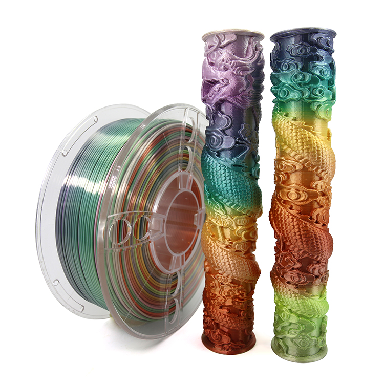 Veeology Veeology Wholesale 1KG 3d 1.75 silk mulit colored pla 3d