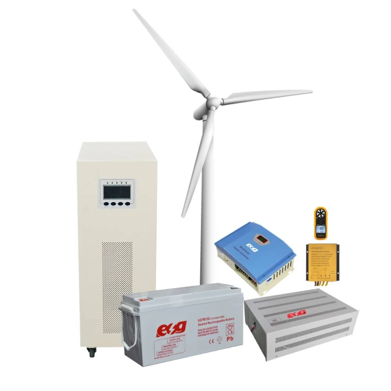 Turbina Eolica Domestica 6000W Verticale - Generatore 12V/24V/48V/220V Silenzioso