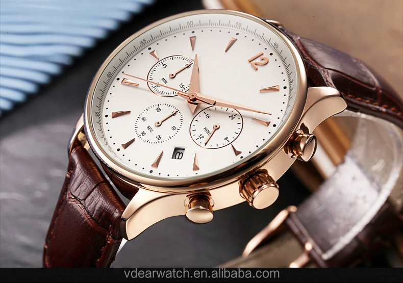 Online shopping wholesale watch cheap low moq nickle free alloy watch men leather from china