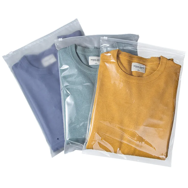 Packing Bag Custom Logo Resealable T-Shirt Packaging Clothing Underwear  Package Ziplock Bags - China Ziplock Bag, Packaging Bag