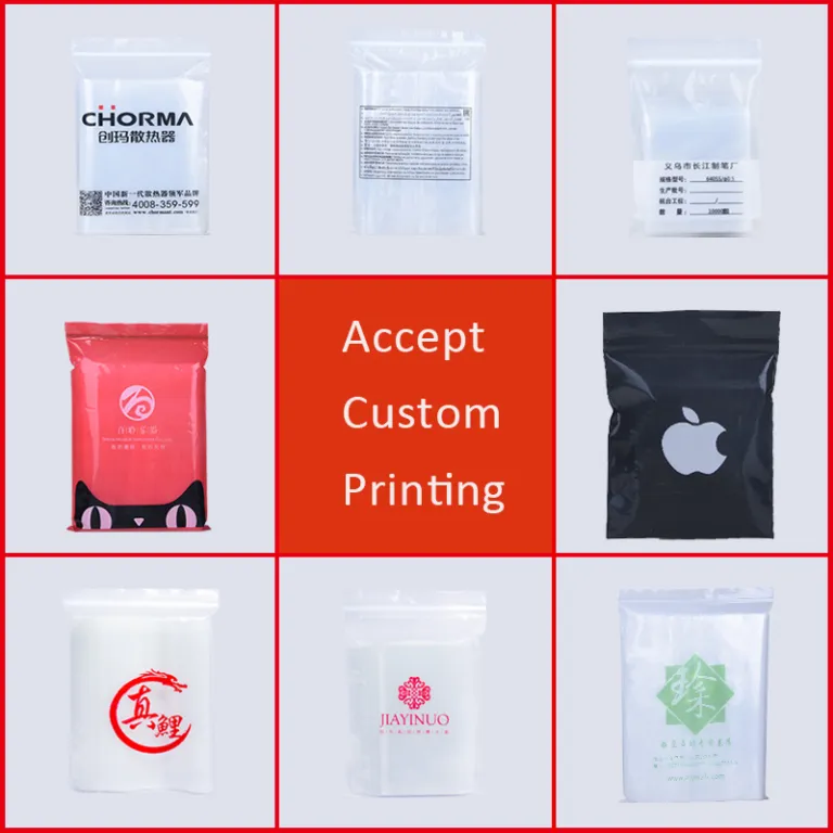 Embalaje de Shuangfu - Bolsas de plástico pequeñas herméticas de