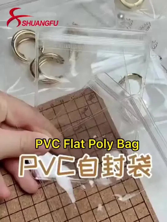 Bolsas de PVC con cierre de cremallera, bolsas de embalaje de joyería,  bolsas de plástico autoselladas, bolsas de polietileno con cremallera y