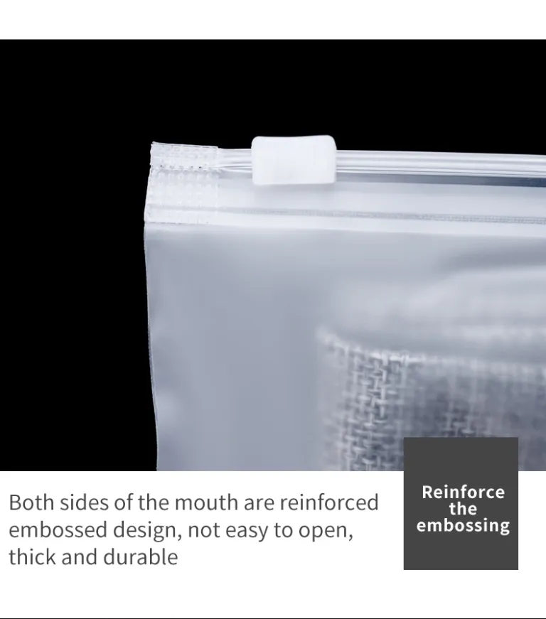 Bolsas de cierre de cremallera mate personalizadas, plástico personalizado  de su logotipo/texto esmerilado bolsas con cremallera, paquete de 50.