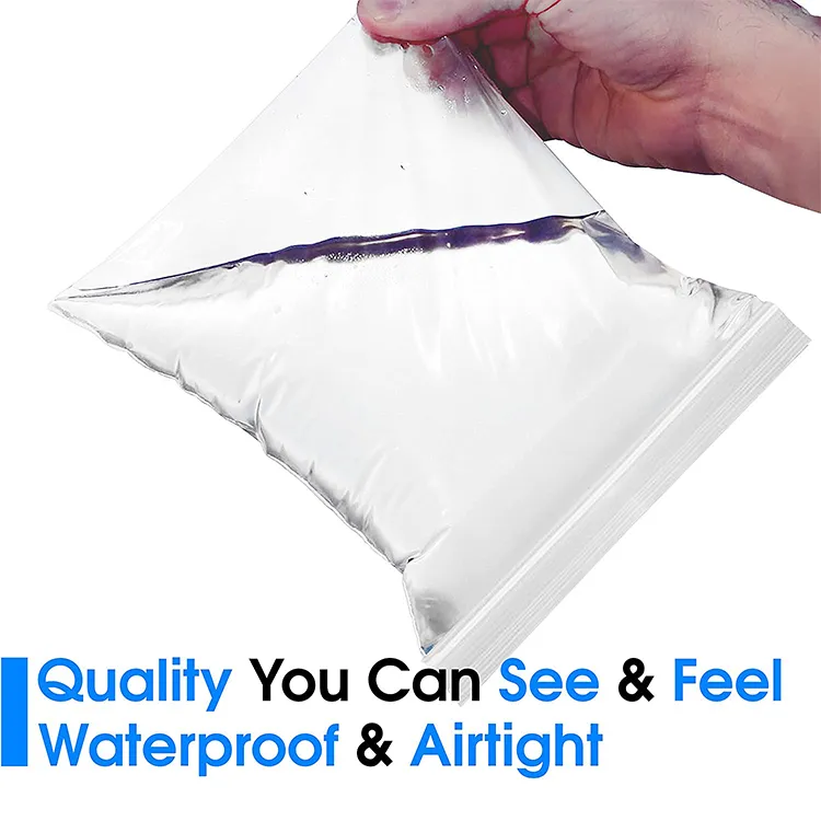 Self Sealing Transparent Bags- 80/Pkg