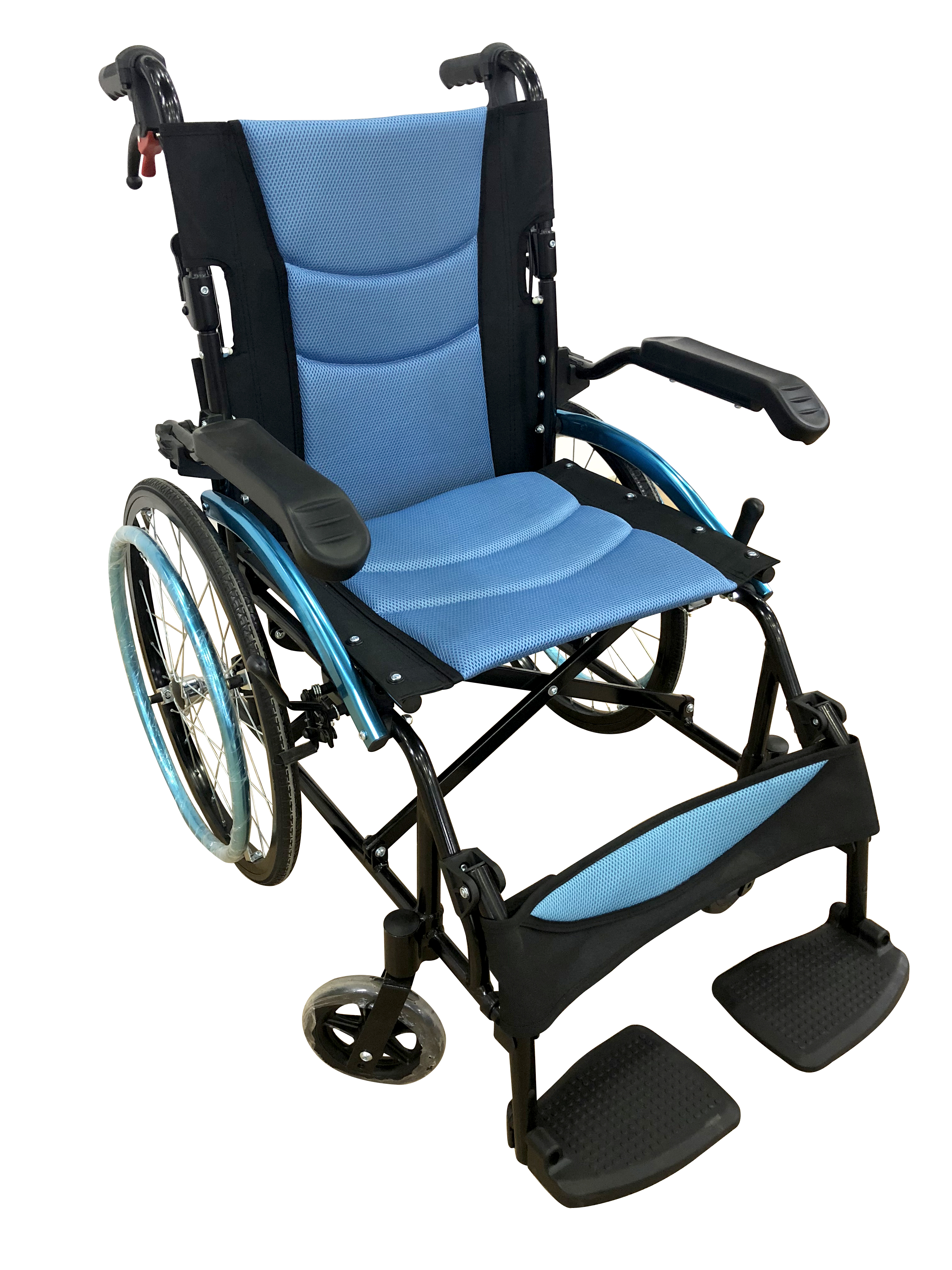 folding aluminium wheelchair