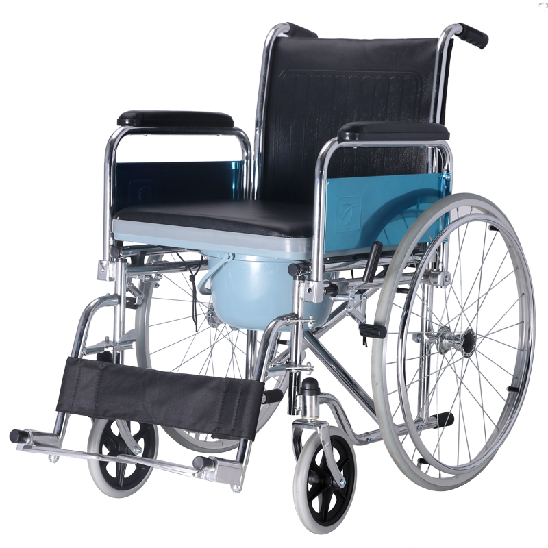 steel commode wheelchair