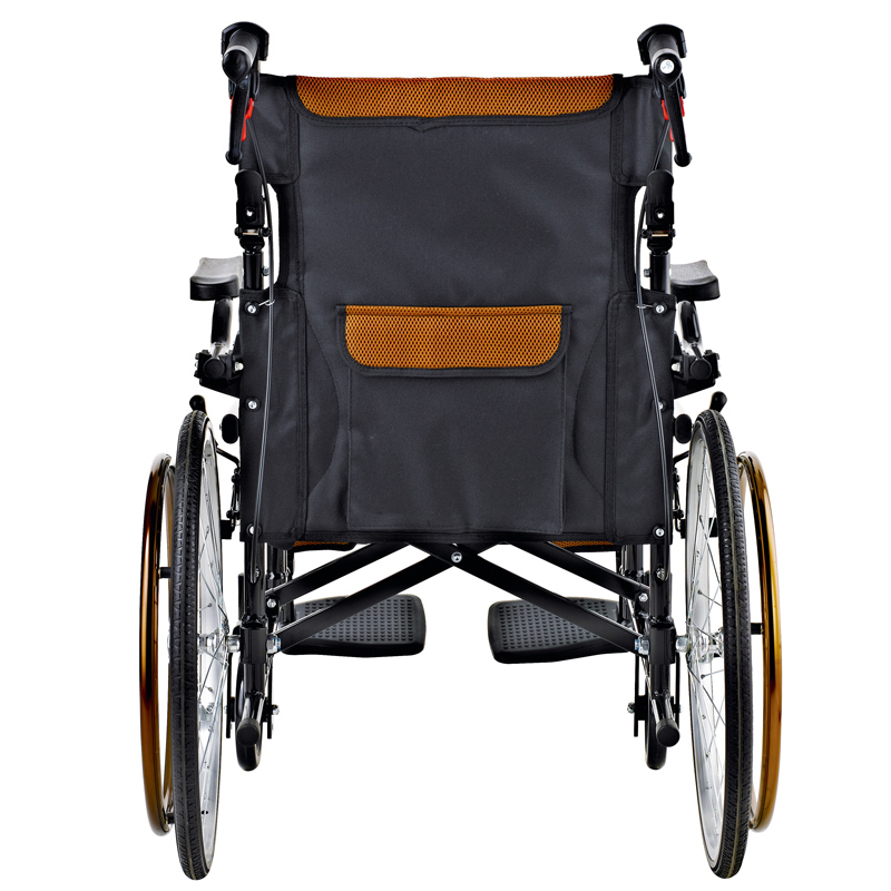 folding aluminium wheelchair