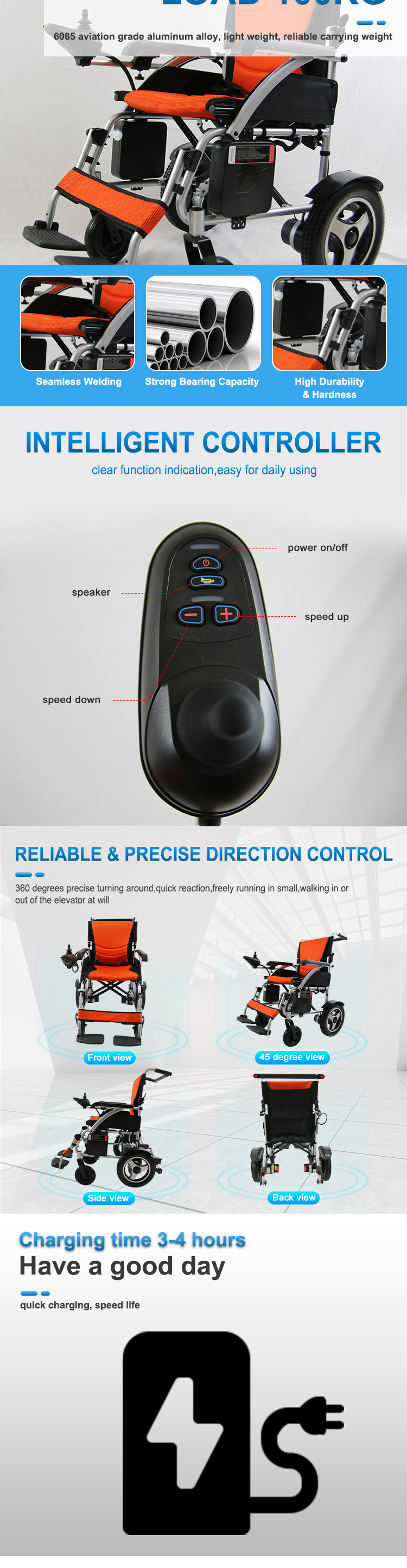 Economic Electric Wheelchair