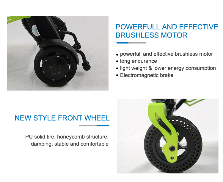 Lightweight electric wheelchairs Folding
