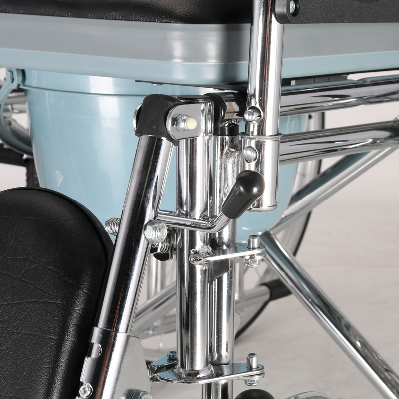 high back steel manual wheelchair