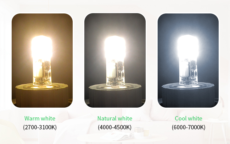 High Lumen G4 LED Light Bulbs Cool White 6000K 20W Halogen Bulb Equivalent Energy Saving Silicon 1.5W G4 Led Bulb