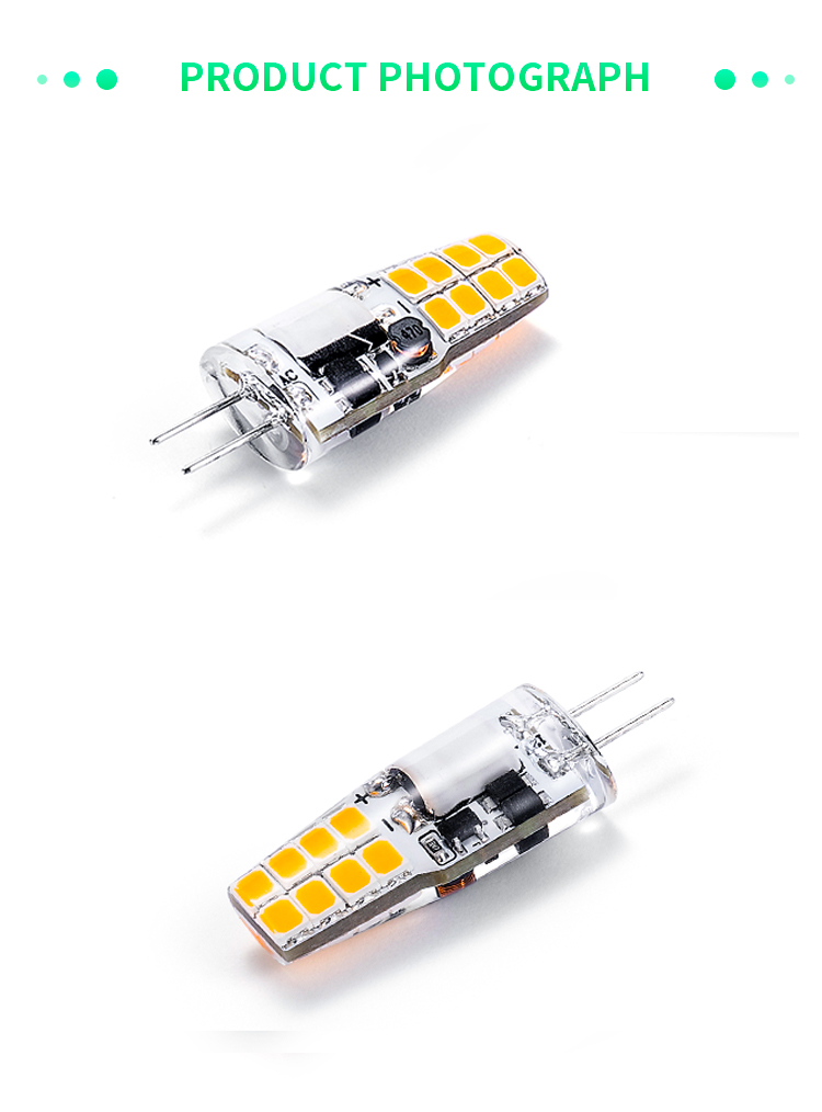 G4 led corn light dimmable 12V lighting 2835 lamp beads 1.8W eye protection bulb