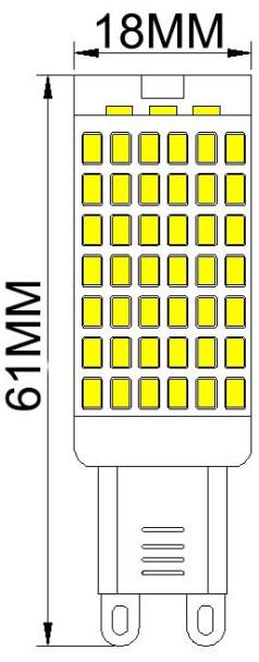 I-SFG G9 E12 E14 E17 B15 5W led 2835SMD Corn bulb Hot sale products Ceramic+PC Dimmable AC120V AC230V 650lm