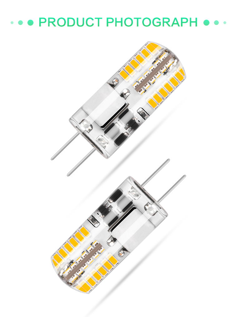 I-SFG G4 2W 3W LED bulb 3014smd 48beads corn light CE RoHS ETL ERP ACDC12V 200lm silicon