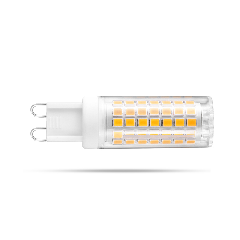 G9 led corn lamp double pin base 5W soft white G9 E12 E14 E17 B15 lamp holder bulb, 550lm, ceramic base G9 bulb, suitable for di