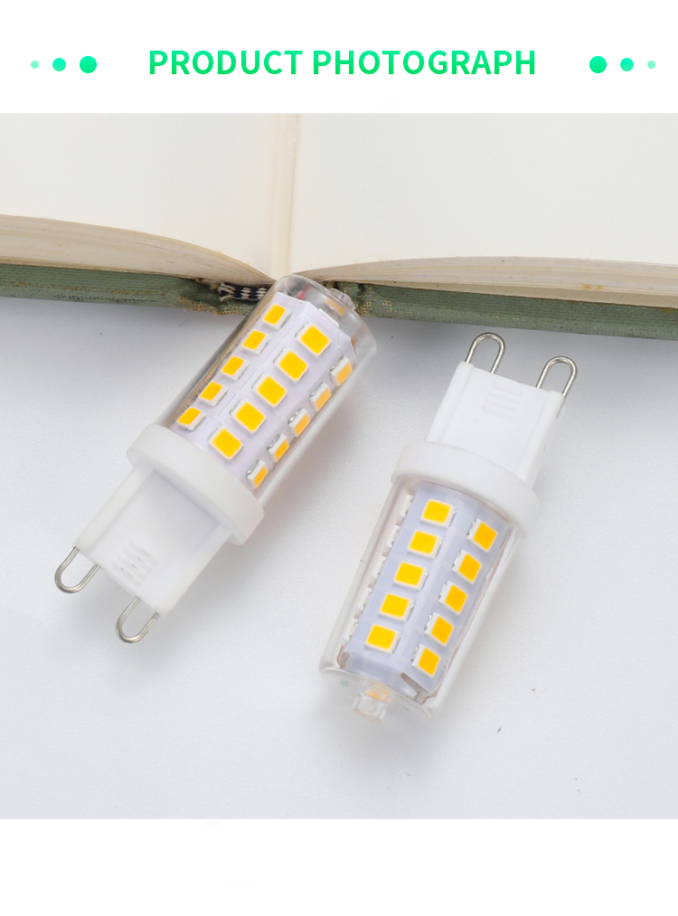 Hot Sale G9 Led Bulb 30W Halogen Lamp Replacement Bulb No Flicker Dimmable G9 3W Led light Bulb