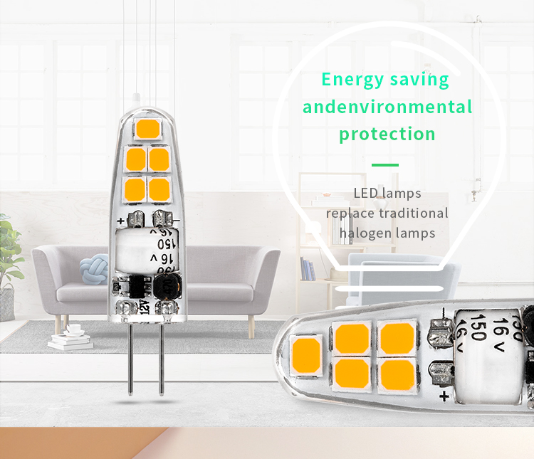 G4 LED Light Bulbs 2.5W 250LM 12V Mini Capsule G4 LED Bulb Equivalent 20W Halogen G4 Lamp