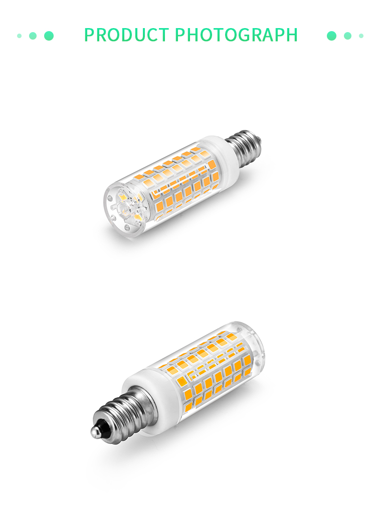 I-SFG  G9 E14 dimmable  5W led  bulb corn light 2835SMD Ceramic+PC No  AC230V 650lm 2700-6000K