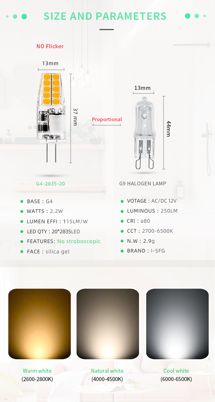 I-SFG G4 led corn light 20W Halogen Track Bulb Replacement 12V dimmable Led Bulb