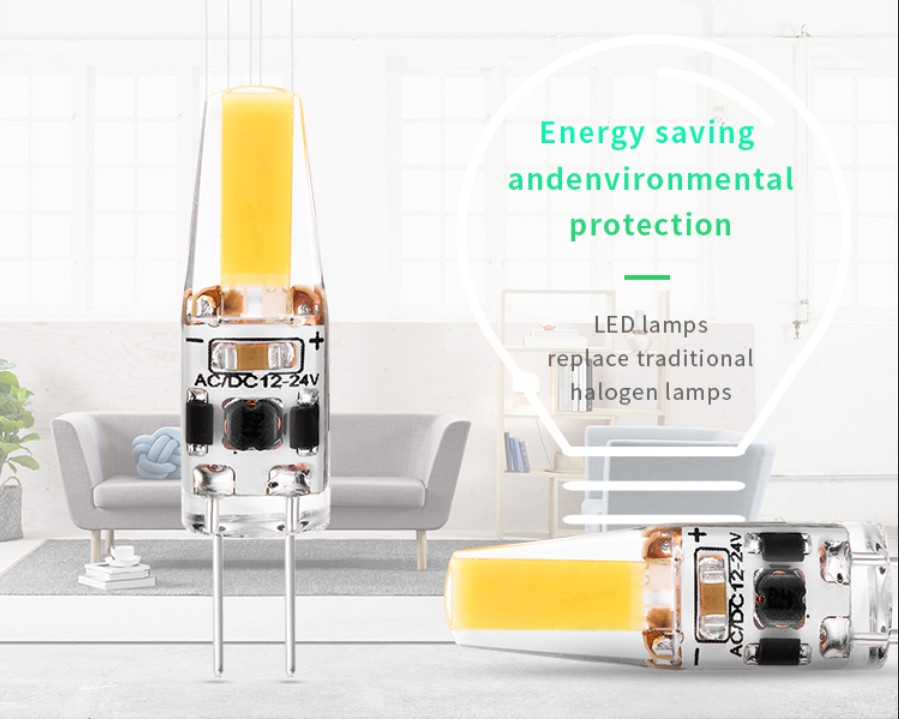I-SFG 1.5W 2W Mini Silicon G4 Led Bulb Dimmable G4 1505 COB Led Bulb 1.5W