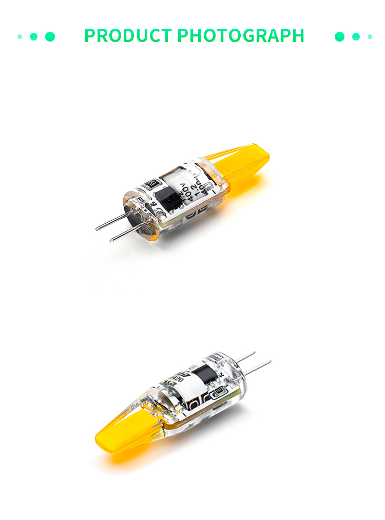 G4 LED lamp AC220V non flashing LED bulb cob 1.4W 150-160lm bright light source replaces 70W halogen lamp