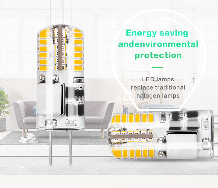 I-SFG G4 2W 3W LED bulb 3014smd 48beads corn light CE RoHS ETL ERP ACDC12V 200lm silicon