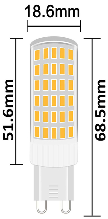 I-SFG G9 LED 5730SMD led bulb corn light AC100-265V 120V 230V High Lumen No Flicker 6W 7W 8W 9W 900lm CE ROHS ERP ETL