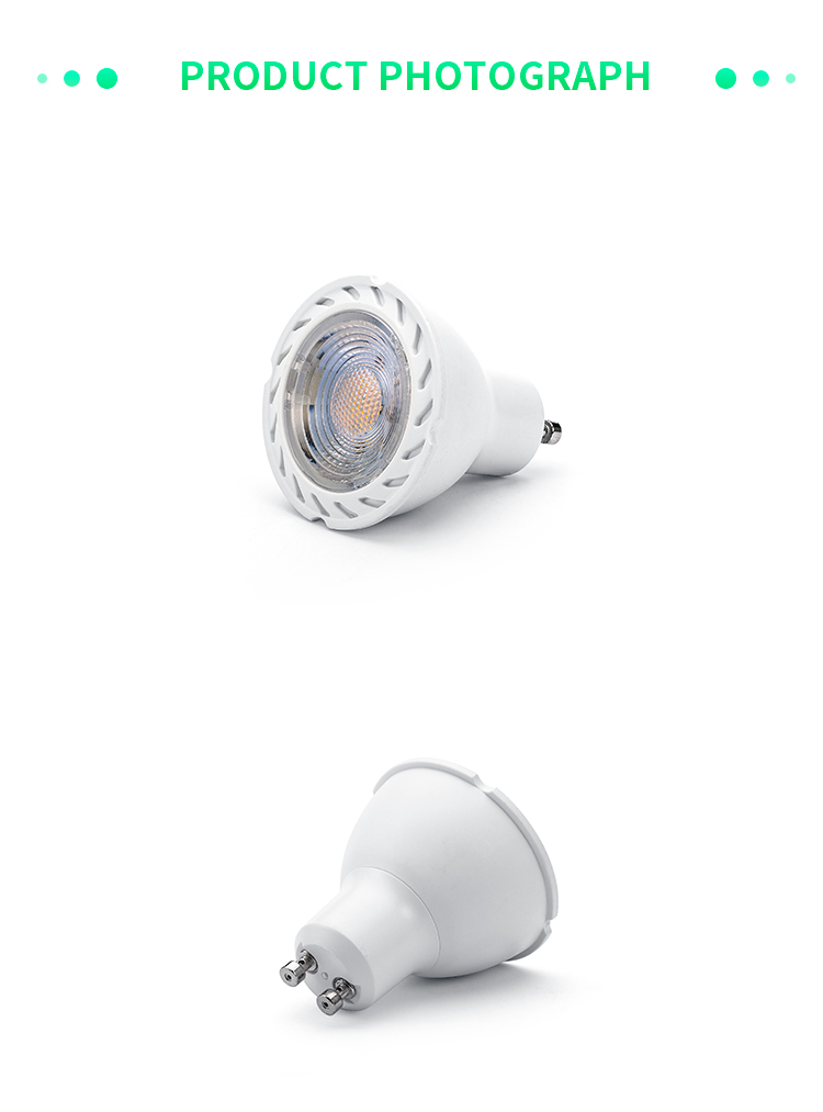 6.5W GU10 5W LED Bulbs 35W 40W Halogen Bulb Replacement GU10 LED Bulbs Warm White 3000K Track Light Spotlight